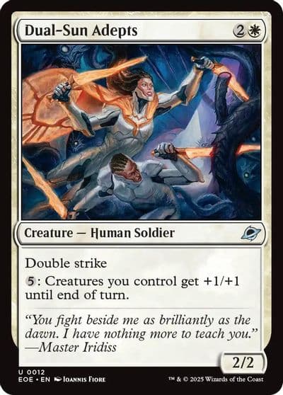 Dual Sun Adepts Edge of Eternities Magic card