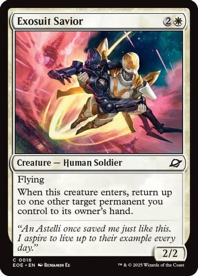 Exosuit Savior Edge of Eternities Magic card