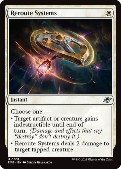 Reroute Systems Edge of Eternities Magic card