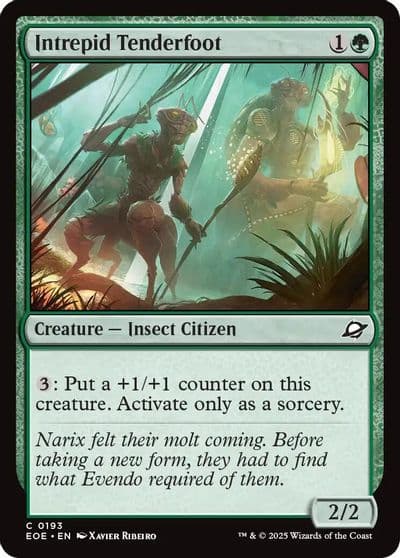 Intrepid Tenderfoot Edge of Eternities Magic card