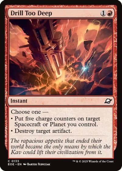 Drill Too Deep Edge of Eternities Magic card