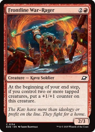 Frontline War Rager Edge of Eternities Magic card