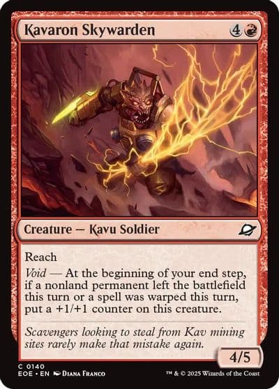 Kavaron Skywarden Edge of Eternities Magic card