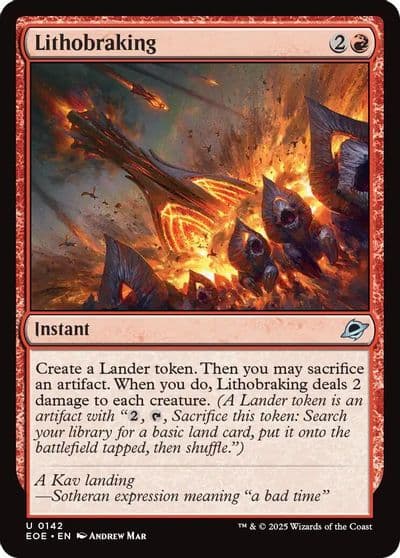 Lithobraking Edge of Eternities Magic card