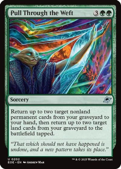 Pull Through the Weft Edge of Eternities Magic card