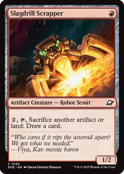 Slagdrill Scrapper Edge of Eternities Magic card