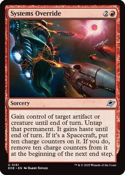 Systems Override Edge of Eternities Magic card