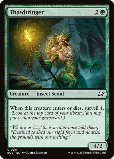 Thawbringer Edge of Eternities Magic card
