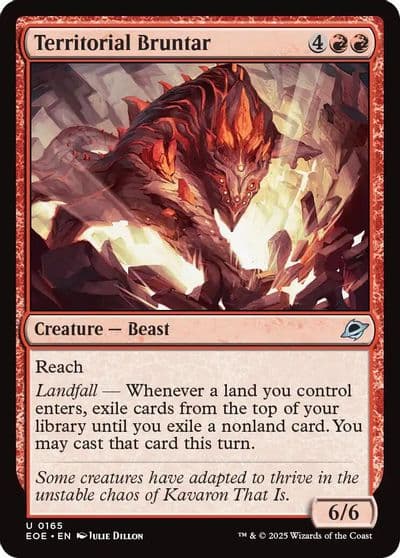 Territorial Bruntar Edge of Eternities Magic card