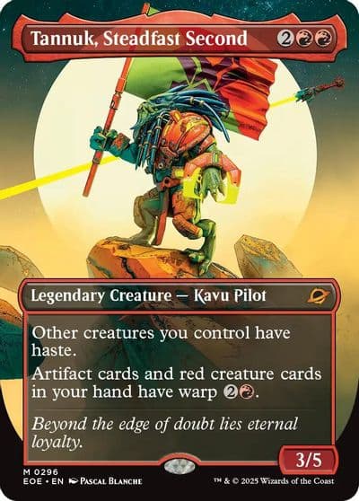 Tannuk Steadfast Second Borderless Edge of Eternities Magic card