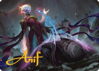 Lightstall Inquisitor Art Card Gold Stamped Signature Art Series: Edge of Eternities Magic card