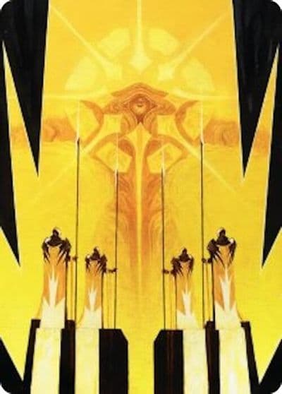 Hardlight Containment Art Card Art Series: Edge of Eternities Magic card