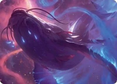 Starbreach Whale Art Card Art Series: Edge of Eternities Magic card