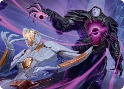 Lightless Evangel Art Card Art Series: Edge of Eternities Magic card