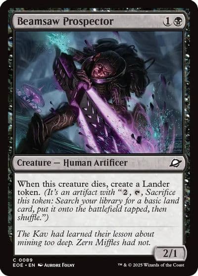 Beamsaw Prospector Edge of Eternities Magic card