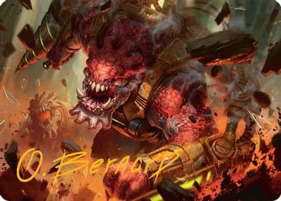 Full Bore Art Card Gold Stamped Signature Art Series: Edge of Eternities Magic card