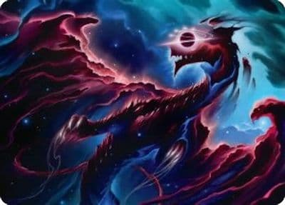 Nova Hellkite Art Card 18 54 Art Series: Edge of Eternities Magic card
