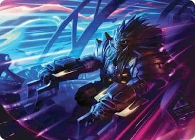 Tannuk Steadfast Second Art Card Art Series: Edge of Eternities Magic card