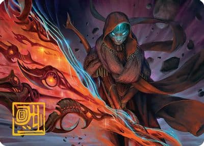 Weftstalker Ardent Art Card Gold Stamped Signature Art Series: Edge of Eternities Magic card