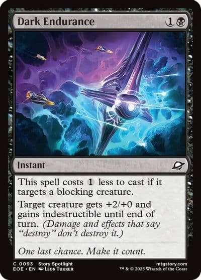 Dark Endurance Edge of Eternities Magic card