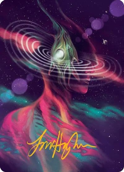 Terrasymbiosis Art Card Gold Stamped Signature Art Series: Edge of Eternities Magic card