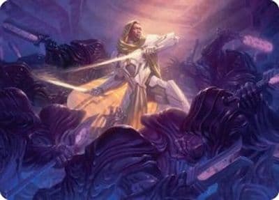Syr Vondam Sunstar Exemplar Art Card Art Series: Edge of Eternities Magic card