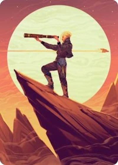 Sami Wildcat Captain Art Card Art Series: Edge of Eternities Magic card