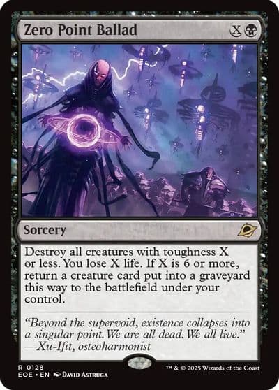 Zero Point Ballad Edge of Eternities Magic card