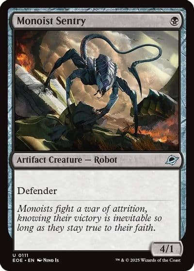 Monoist Sentry Edge of Eternities Magic card
