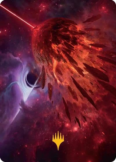 Kavaron Memorial World Art Card Gold Stamped Planeswalker Symbol Art Series: Edge of Eternities Magic card