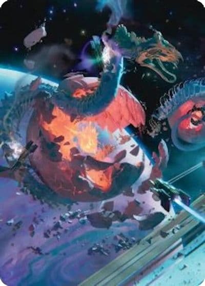 Scavenger Grounds Art Card 47 54 Art Series: Edge of Eternities Magic card