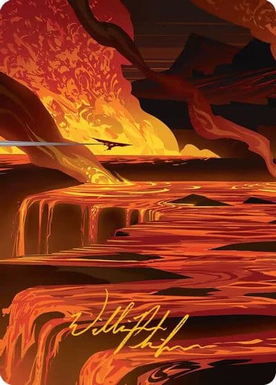 Blast Zone Art Card Gold Stamped Signature Art Series: Edge of Eternities Magic card