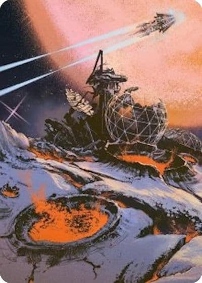 Petrified Field Art Card Art Series: Edge of Eternities Magic card