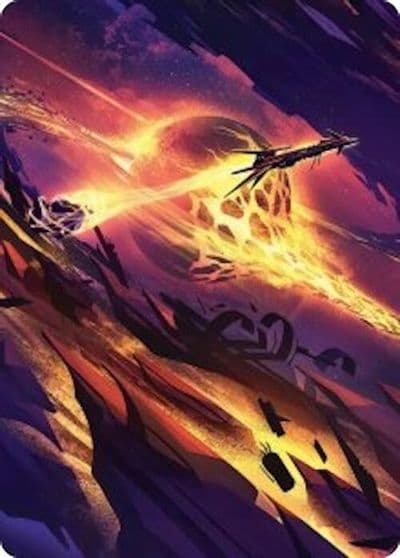 Scavenger Grounds Art Card 53 54 Art Series: Edge of Eternities Magic card