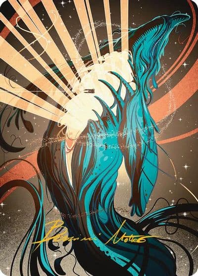 Swarmyard Art Card Gold Stamped Signature Art Series: Edge of Eternities Magic card