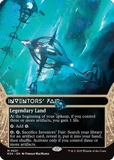 Inventors Fair 0021 Borderless Edge of Eternities: Stellar Sights Magic card