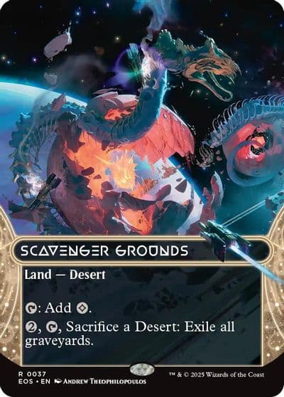 Scavenger Grounds 0037 Borderless Edge of Eternities: Stellar Sights Magic card