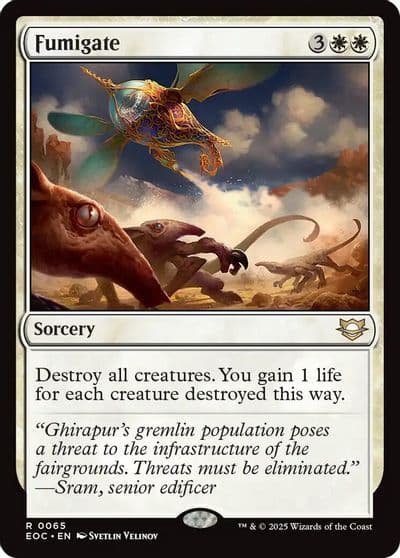 Fumigate Commander: Edge of Eternities Magic card
