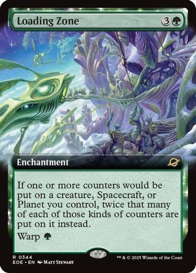 Loading Zone Extended Art Edge of Eternities Magic card