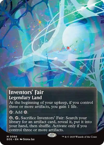 Inventors Fair 0066 Borderless Edge of Eternities: Stellar Sights Magic card