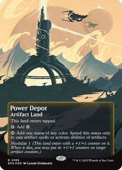 Power Depot 0169 Borderless Galaxy Foil Edge of Eternities: Stellar Sights Magic card