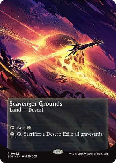 Scavenger Grounds 0082 Borderless Edge of Eternities: Stellar Sights Magic card