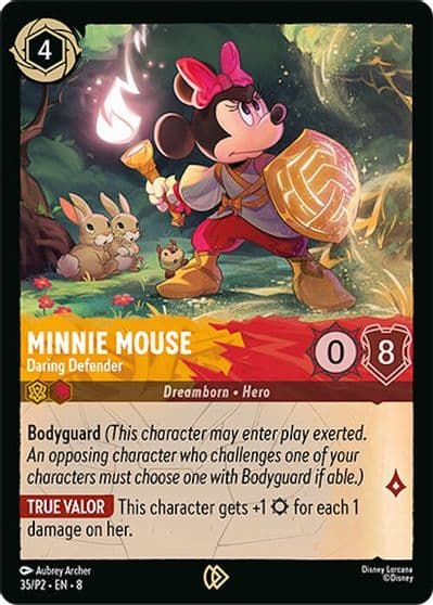 Minnie Mouse Daring Defender Disney Lorcana Promo Cards Lorcana card