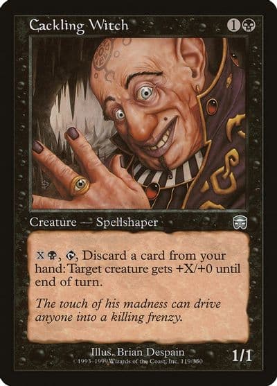 Cackling Witch Mercadian Masques Magic card