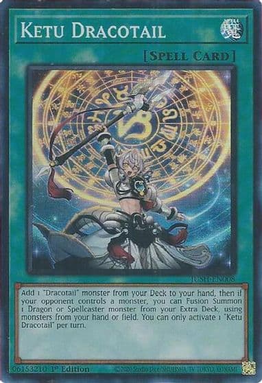 Ketu Dracotail Justice Hunters Yu-Gi-Oh! card