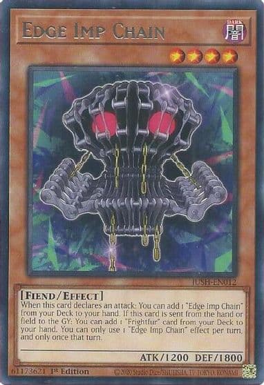 Edge Imp Chain Justice Hunters Yu-Gi-Oh! card