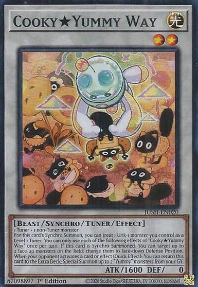 CookyYummy Way Super Rare Justice Hunters Yu-Gi-Oh! card
