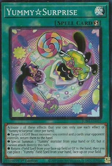 YummySurprise Justice Hunters Yu-Gi-Oh! card