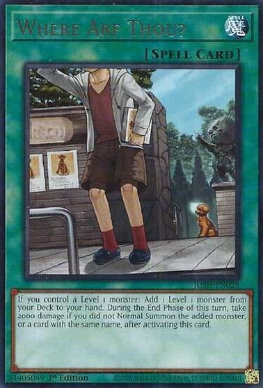 Where Arf Thou Justice Hunters Yu-Gi-Oh! card
