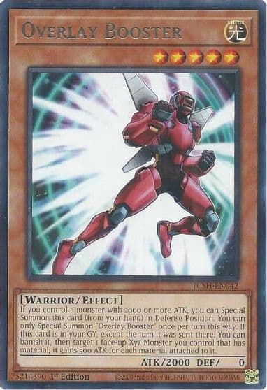 Overlay Booster Justice Hunters Yu-Gi-Oh! card